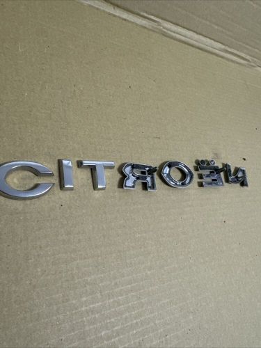 Citroen c2 rear trunk tailgate letters