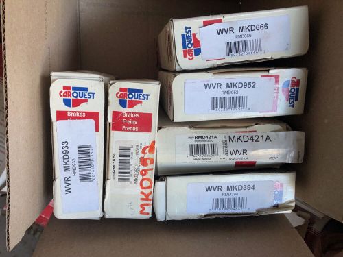 BIG LOT NEW NOS auto parts lot- Carquest, WEAREVER BRake pads in box 6 boxes NEW, US $0.99, image 5