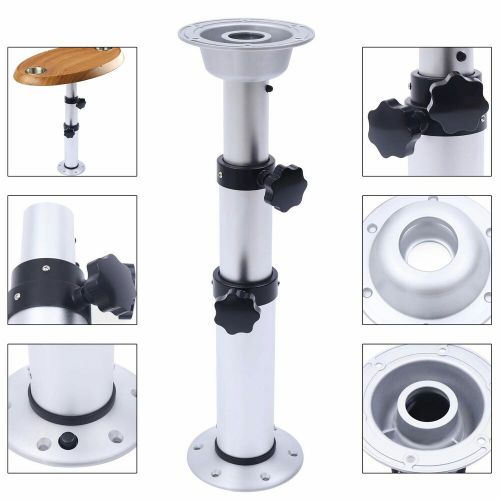 Pedestal stand pedestal table base adjustable height table leg for rv boat yacht
