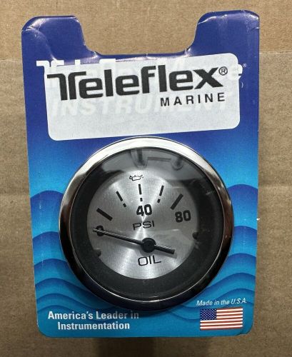 NEW MARINE TELEFLEX STERLING 12 VOLTS OIL PRESSURE GAUGE 0-80 PSI 2" # 63479P, C $55.00, image 3
