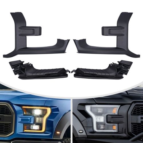 4PCS FOR 2017-2019 FORD F-150 RAPTOR CAR HEADLAMP TRIM MOLDING HEADLIGHT BRACKET, US $126.62, image 12