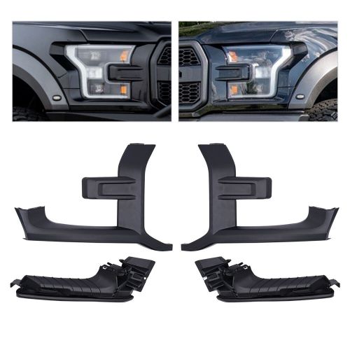 4PCS FOR 2017-2019 FORD F-150 RAPTOR CAR HEADLAMP TRIM MOLDING HEADLIGHT BRACKET, US $126.62, image 13