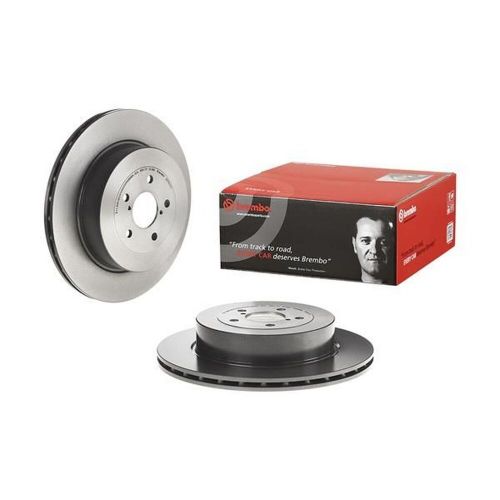 Brembo rear pair vented uv coated brake discs 09.7813.11 - fits subaru
