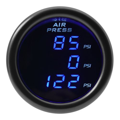 52mm LED Three Digital Air Pressure Gauge PSI Air Suspension Meter w/3 Sensors, US $48.69, image 10