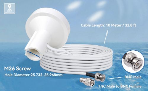 Marine GPS Antenna Boat Ship 10m with BNC&TNC for Furuno &Garmin GPSMAP Receiver, US $32.99, image 13