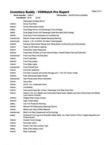 Seat Belt Front US Market Hatchback Driver Retractor Fits 17-19 CIVIC 10284687, US $170.00, image 3