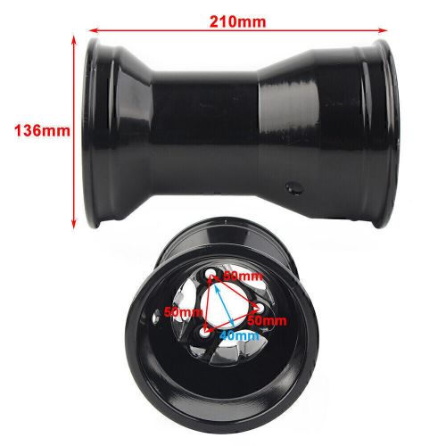 11x7.10-5 5Inch Aluminum Rear Wheel Rim For GO Kart Off-Road Dirt Pit Bike Black, US $69.11, image 6