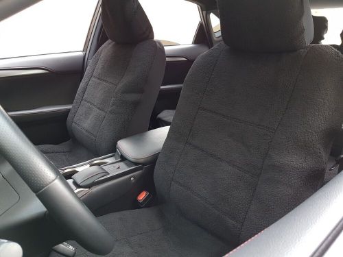 For Nissan Frontier 1998-on Car Seat Covers Full Set Black Faux Sheepskin 9PCS, US $139.99, image 5