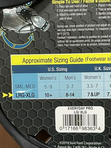 NEW Duenorth EveryDay Pro Over-the-boot Traction Aid Sz L/XL Men 8-14 Women 10+, US $15.99, image 2