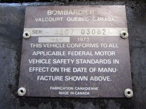 Vintage 73 Ski Doo Olympique 340 Snowmobile Exhaust Muffler Can, US $109.99, image 4