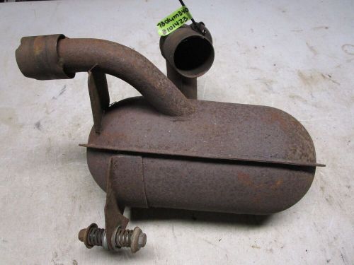 Vintage 73 Ski Doo Olympique 340 Snowmobile Exhaust Muffler Can, US $109.99, image 10