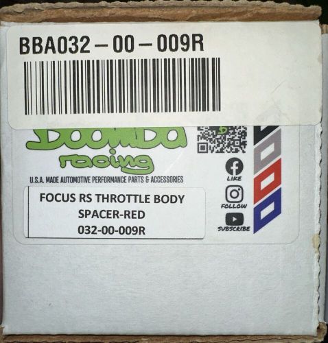 Ford Focus RS/ST Throttle Body Spacer Red Anodized Finish, US $75.00, image 2