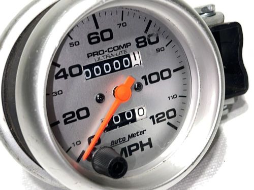Auto Meter 4492 3-3/8" SPEEDOMETER, 0-120 MPH, MECHANICAL ULTRA-LITE, US $79.95, image 4