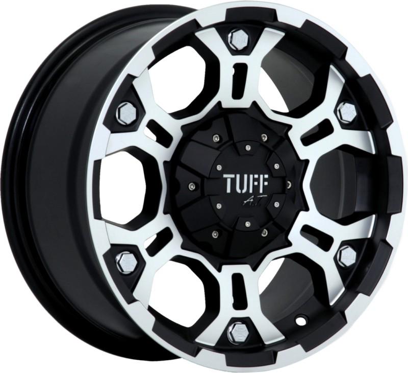 17" inch 5x139.7 5x5.5 black machined wheels rims 5 lug dodge ram 1500 durango