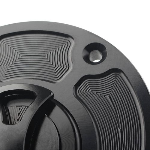 Motorbike Fuel Gas Tank Cap Cover Aluminum Keyless Black Fit Kawasaki ZX10R ZX9R, US $29.73, image 5
