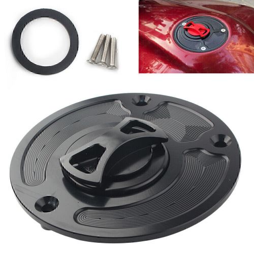 Motorbike Fuel Gas Tank Cap Cover Aluminum Keyless Black Fit Kawasaki ZX10R ZX9R, US $29.73, image 12