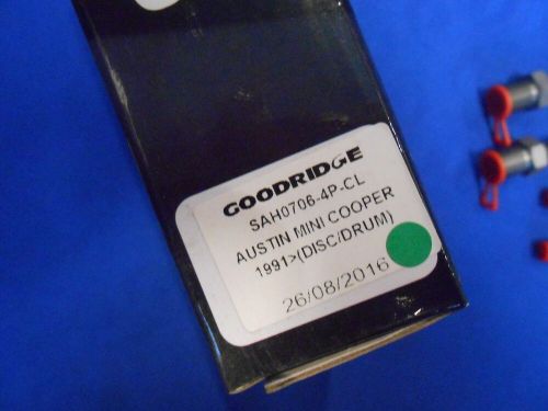 Goodridge Clear Stainless Brake Hose Kit for Classic Mini Cooper 1991-2000, US $, image 3