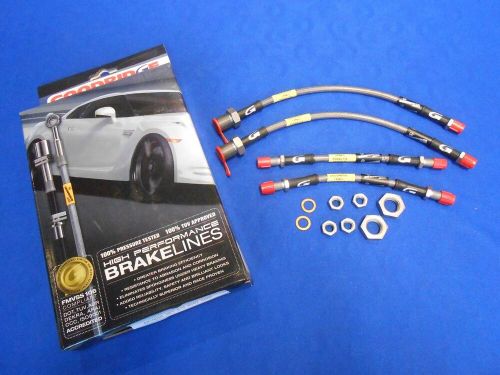 Goodridge Clear Stainless Brake Hose Kit for Classic Mini Cooper 1991-2000, US $, image 5