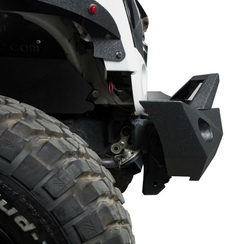 Rock crawler front and rear bumper w/ winch plate for 2007-2018 jeep wrangler jk