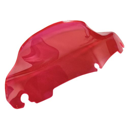 9 inch red windshield windscreen for harley touring electra street glide '14-'23
