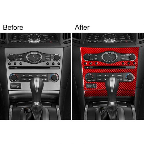 2Pcs Carbon Fiber Radio Console With GPS Cover Trim For Infiniti G37 Sedan 10-13, US $39.63, image 8