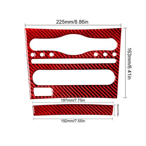 2Pcs Carbon Fiber Radio Console With GPS Cover Trim For Infiniti G37 Sedan 10-13, US $39.63, image 9
