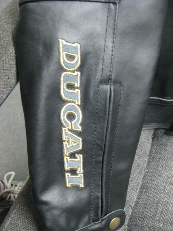 Ducati Giubbino Monster Anniversary UOMO Leather Jacket Taglia/Size L, US $469.99, image 4