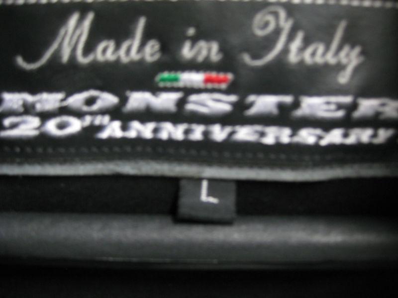 Ducati Giubbino Monster Anniversary UOMO Leather Jacket Taglia/Size L, US $469.99, image 5