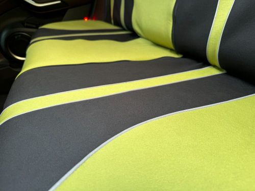 For Toyota Tundra Car Seat Covers Full Set 5-Seat Black Green Poly Cotton 9PCS, US $65.99, image 8