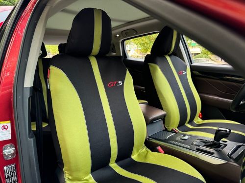 For Toyota Tundra Car Seat Covers Full Set 5-Seat Black Green Poly Cotton 9PCS, US $65.99, image 11