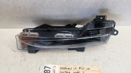2017 2018 2019 20 2021 TESLA MODEL 3 LEFT DRIVER LED FOG LIGHT LAMP OEM AY29187, US $125.00, image 4