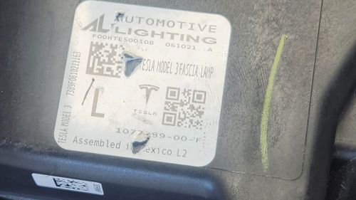 2017 2018 2019 20 2021 TESLA MODEL 3 LEFT DRIVER LED FOG LIGHT LAMP OEM AY29187, US $125.00, image 9