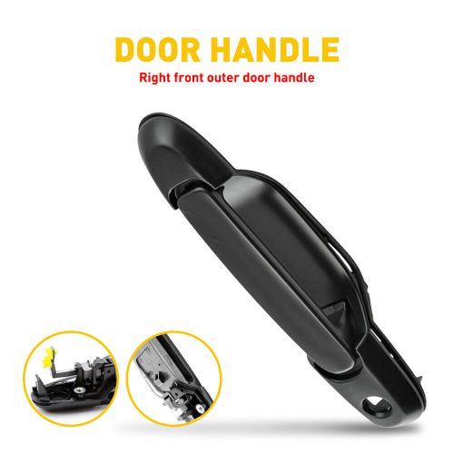 Exterior Outer Handle Front Door Fit RH 98-03 Toyota Passenger Sienna Black Side, US $9.99, image 2