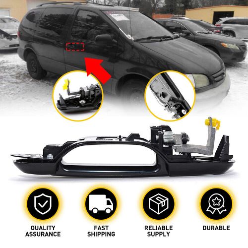 Exterior Outer Handle Front Door Fit RH 98-03 Toyota Passenger Sienna Black Side, US $9.99, image 6