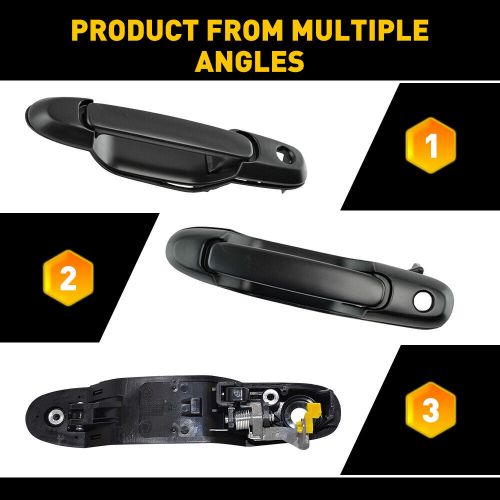 Exterior Outer Handle Front Door Fit RH 98-03 Toyota Passenger Sienna Black Side, US $9.99, image 11