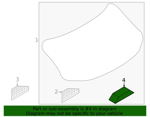 Genuine Mazda Lift Gate Glass Spacer BJT6-50-897, US $9.57, image 2