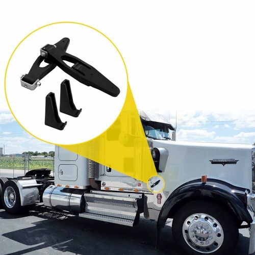 2X Hood Latch Base Fits for Kenworth T300 T600 T800 W900 Peterbilt L56-0001 EAW, US $38.99, image 2