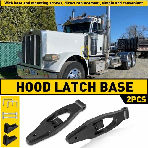 2X Hood Latch Base Fits for Kenworth T300 T600 T800 W900 Peterbilt L56-0001 EAW, US $38.99, image 8