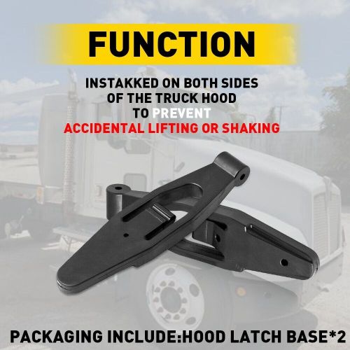 2X Hood Latch Base Fits for Kenworth T300 T600 T800 W900 Peterbilt L56-0001 EAW, US $38.99, image 12