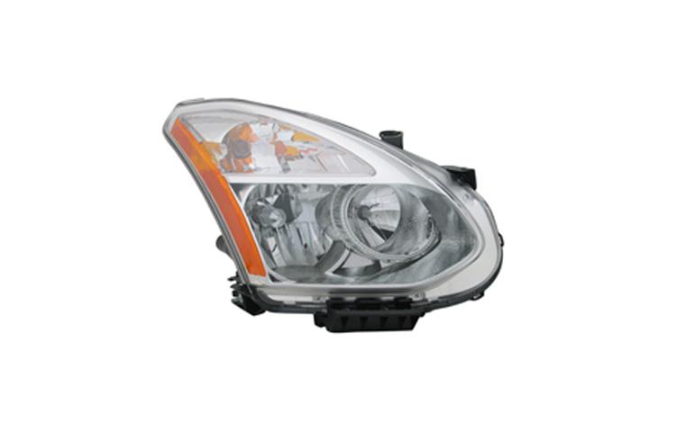 Passenger side replacement headlight halogen 08-09 nissan rogue - 26010jm00a
