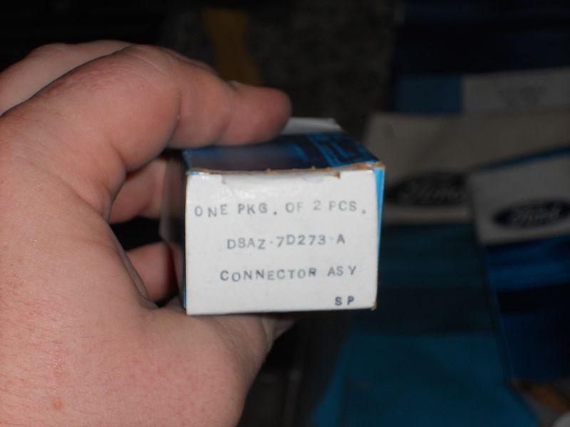 Nos 1978 - 1981 ford mustang c4 auto trans oil cooler tube connector new orig