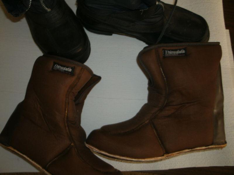 Womens snowmobile boots inserts size 9!  