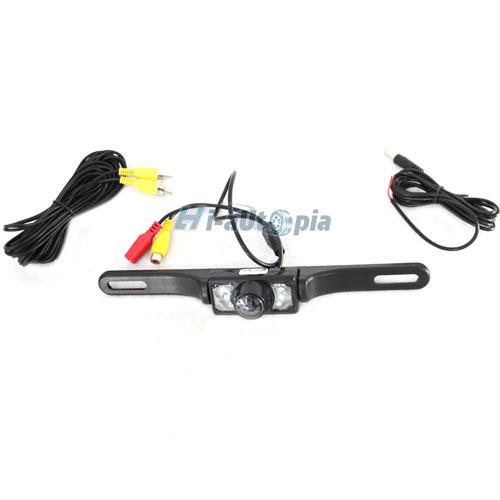 New e322 ip66-68 universal car led reverse rear view day/night camera waterproof