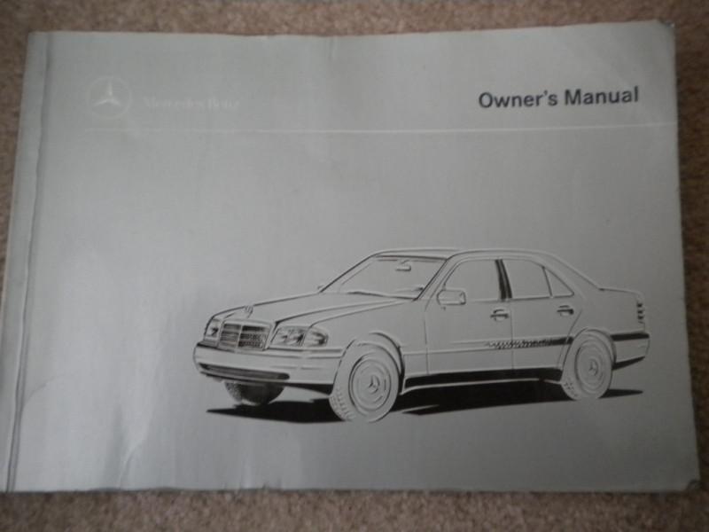 1996 mercedes w202 c class c36 amg factory oem owner's manual with specs! 