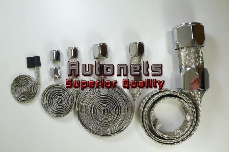 Sell Red Stainless Steel Braided Vacuum radiator Fuel heater Hose cover Sleeving in Long Beach