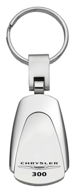 Chrysler  300 chrome teardrop keychain / key fob engraved in usa genuine