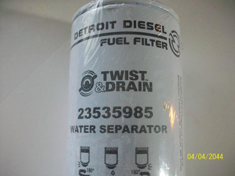 Purchase detroit diesel fuel water separator new part 23535985 in