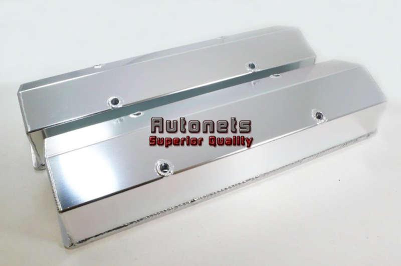Sbc chevy fabricated aluminum 283-305-327-350 valve cover small block no hole