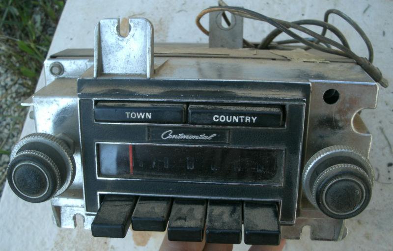 1970 70 1971 71 lincoln continental town country am radio factory original oem 