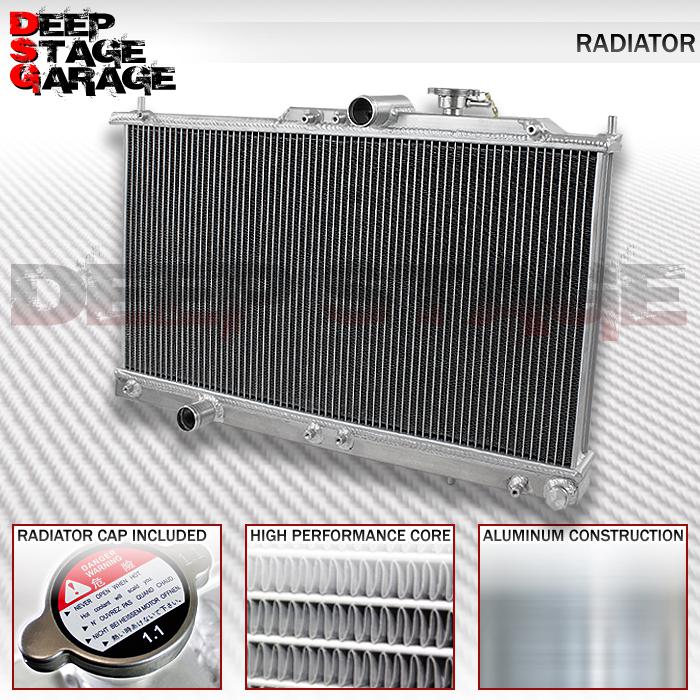 Purchase ALUMINUM RACING DUAL CORE 2-ROW RADIATOR 00-05 ECLIPSE GTS ...